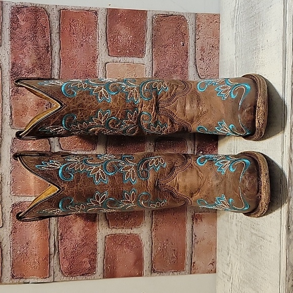 Corral Teen Western Boots - Picture 1 of 5